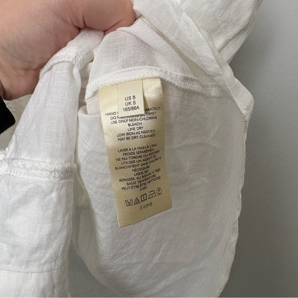 Anthropologie White Eyelet Embroidered Tank - Picture 3 of 8